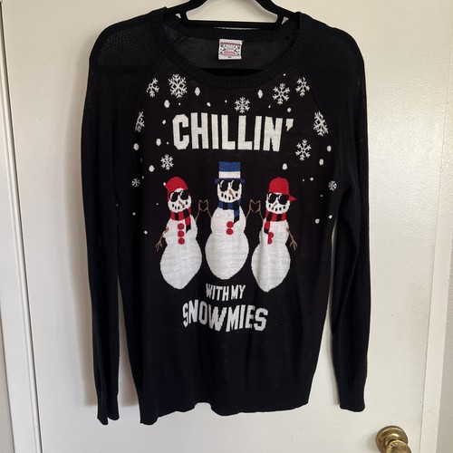 Well worn holiday sweater - worn,