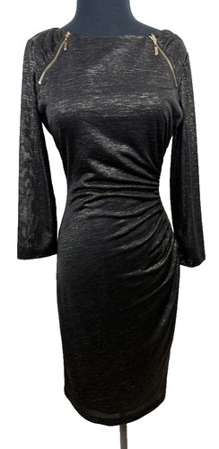 Cache dress y2k black gold - dress,