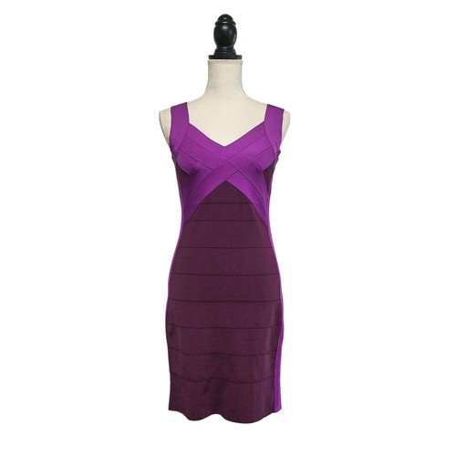 Express purple bandage bodycon - express,
